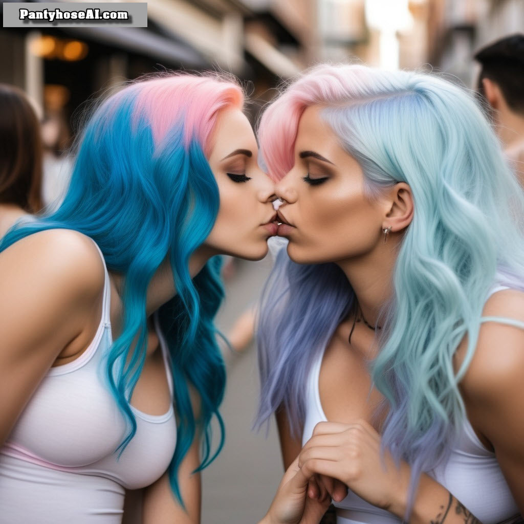 Ai Girl and Ai Pantyhose