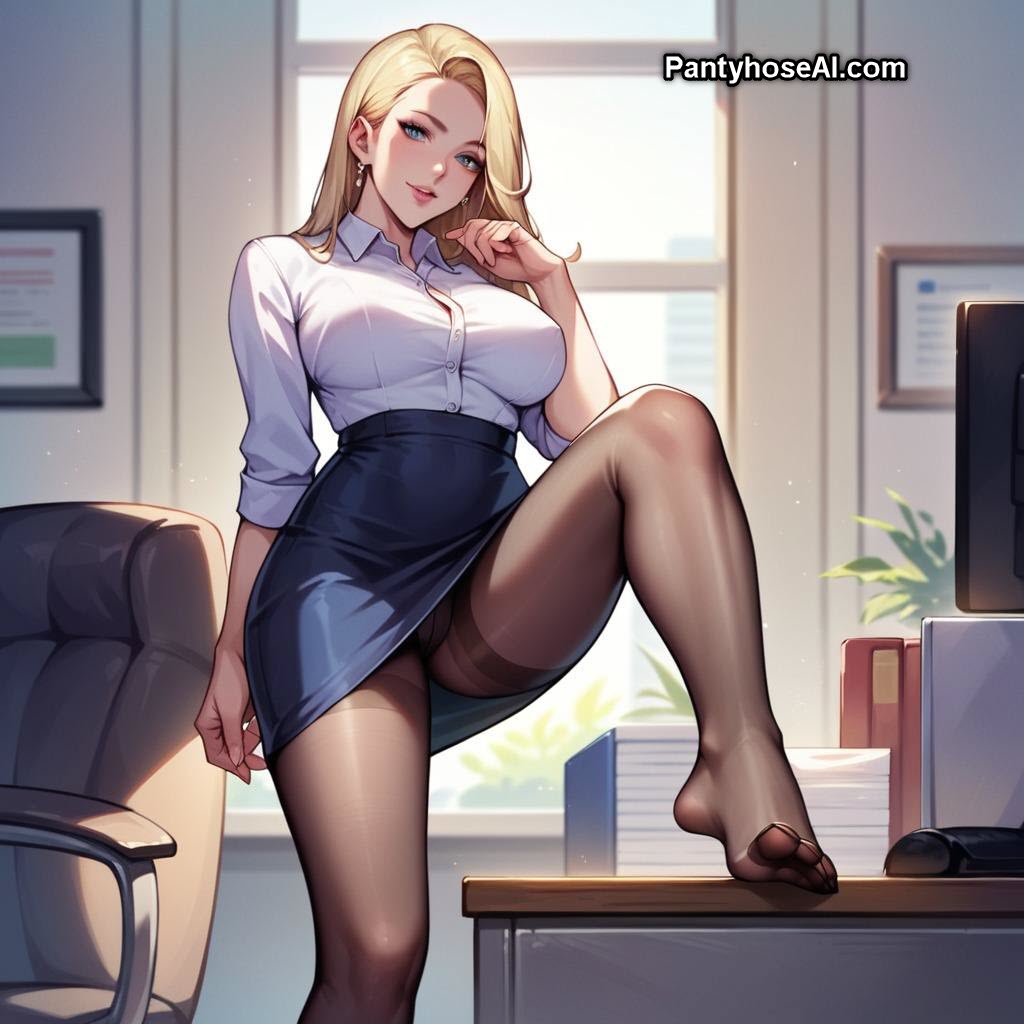 AI Pantyhose Office Secretary Fantasy