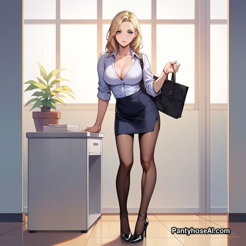 AI Pantyhose Office Secretary Fantasy