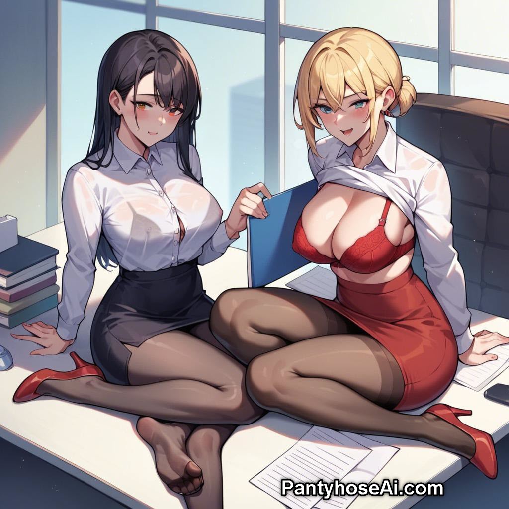 Ai Pantyhose Office Fantasy Pantyhose Lesbian Pantyhose