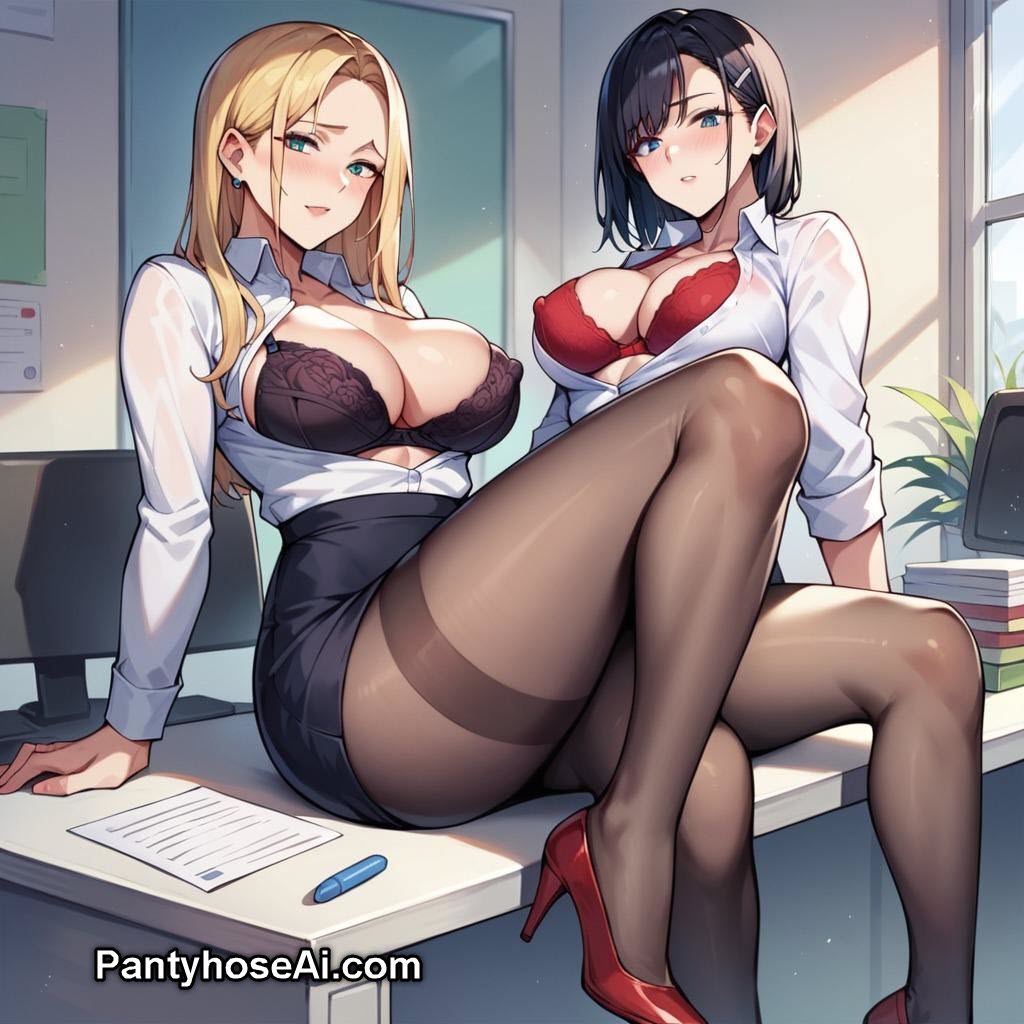 Ai Pantyhose Office Fantasy Pantyhose Lesbian Pantyhose