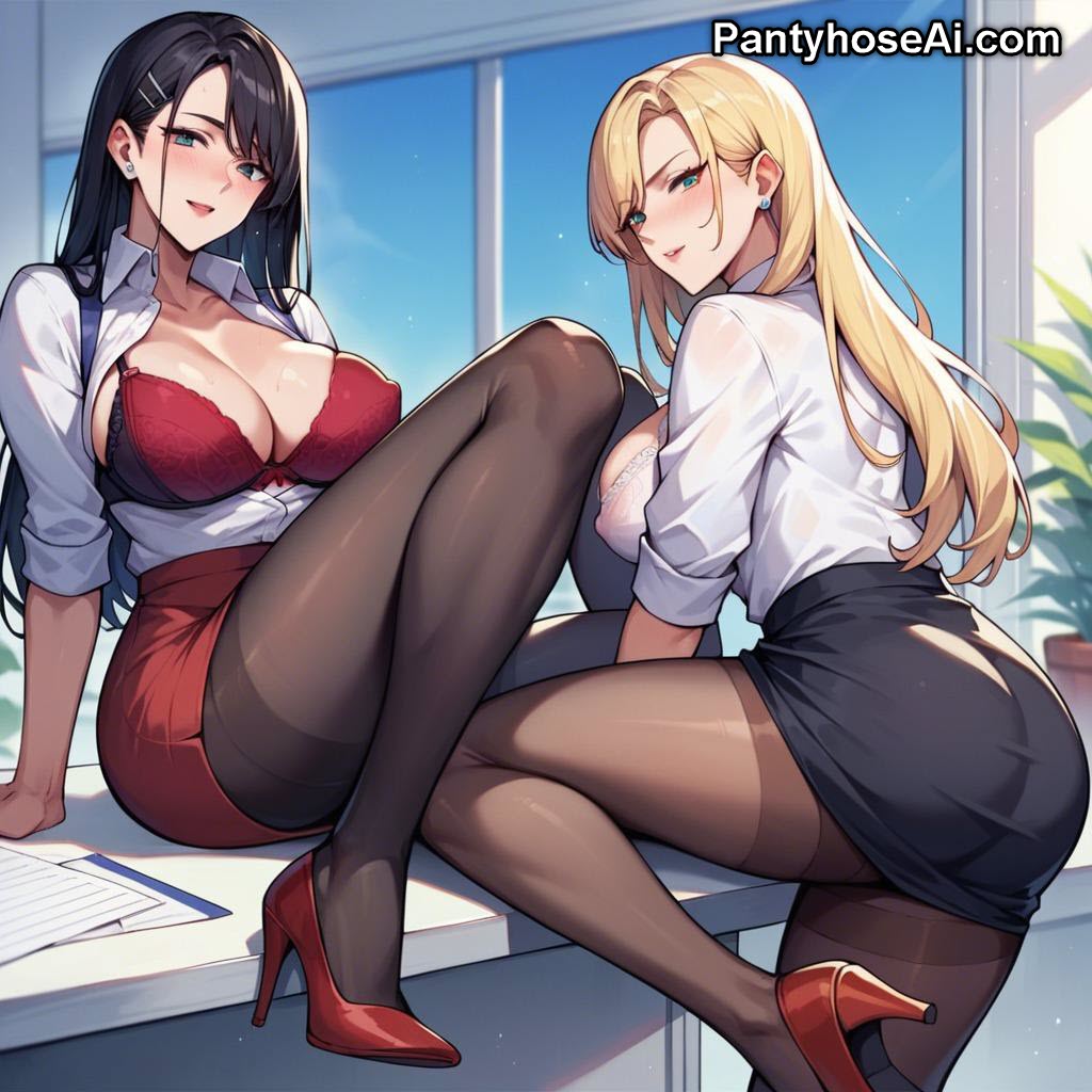 Ai Pantyhose Office Fantasy Pantyhose Lesbian Pantyhose
