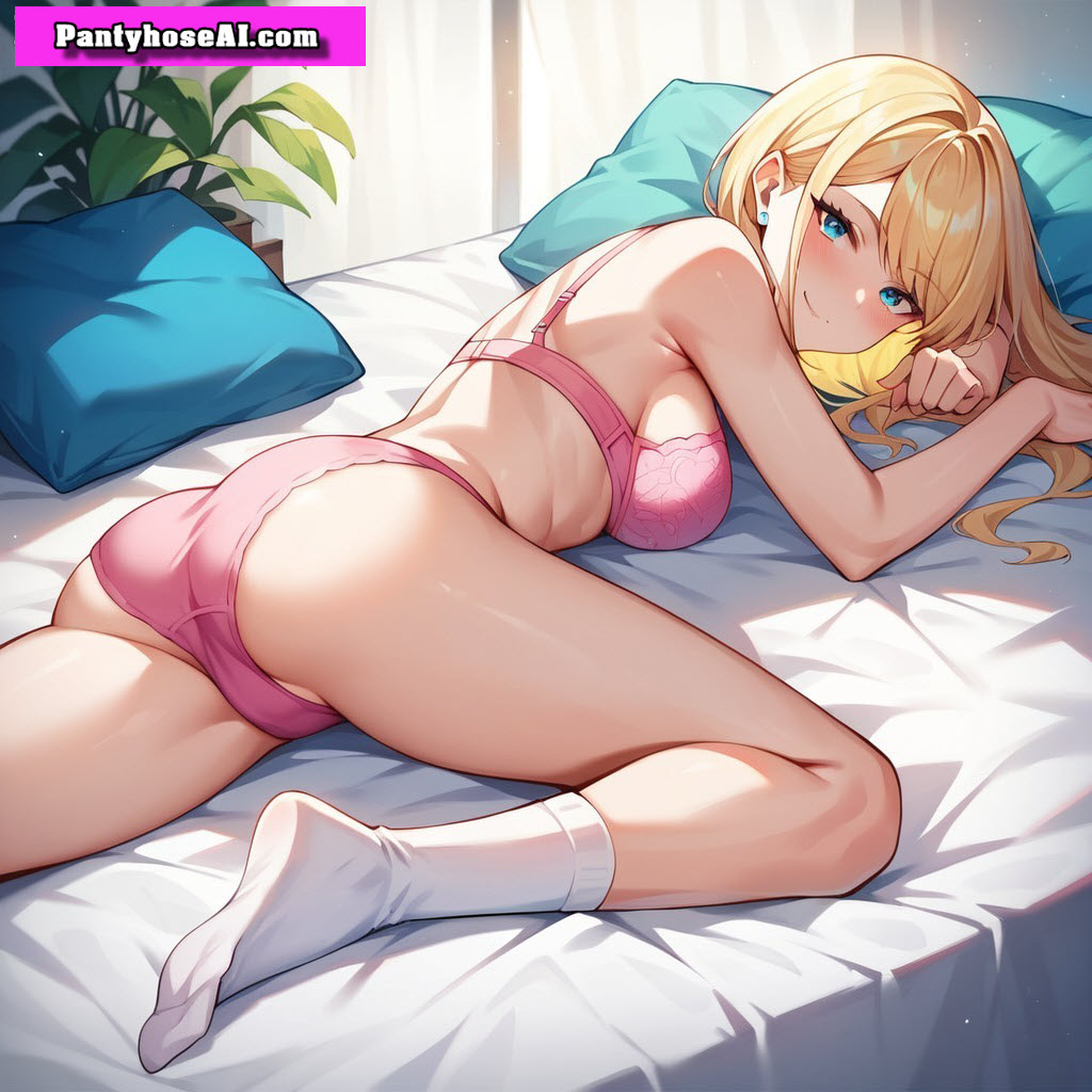 Ai Anime Girl Socks Fantasy