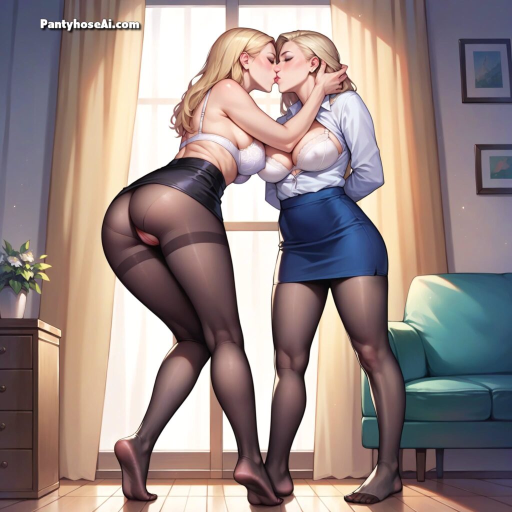 Ai Pantyhose Anime Girl Lesbian Pantyhose Party Pantyhose Ai